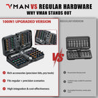 100in1 Multifunction Ratchet Screwdriver Set Multi Magnetic Bits Mini Repair Tool Kit Household Tool For PC & Desk Etc.