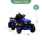 Ride on Tractor with Remote Control, 12V Battery Powered Electric Tractor and 35W Dual Motors for Kids