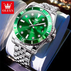 Men's Original Waterproof Automatic Date Rotation Ring Luxury Brand Diving Quartz