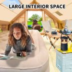 Air Glamping Tents for Camping Family, Easy Setup Rainproof Windproof Outdoor Tents
