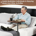 A Portable, Adjustable Side Table/Folding Desk Suitable for Home Offices, Coffee Tables, Bedside Use, and Sofas