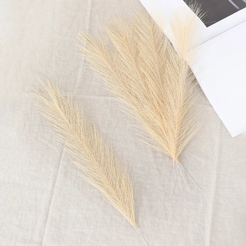 10/30 Pcs Artificial Pampas Grass Fluffy Reed Bouquet  Wedding Decoration Table Flower Arrangement