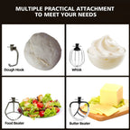 Stand Mixer, 5.5QT Tilt-Head Electric Household food processors - 500W 6+P Speed