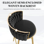 27″ Counter Stools with Upholstered Backrest