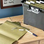 Standard Green Hanging File Folders, Box of 25 Durable