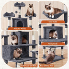 76.5in Multi-Level Large Cat Tree,