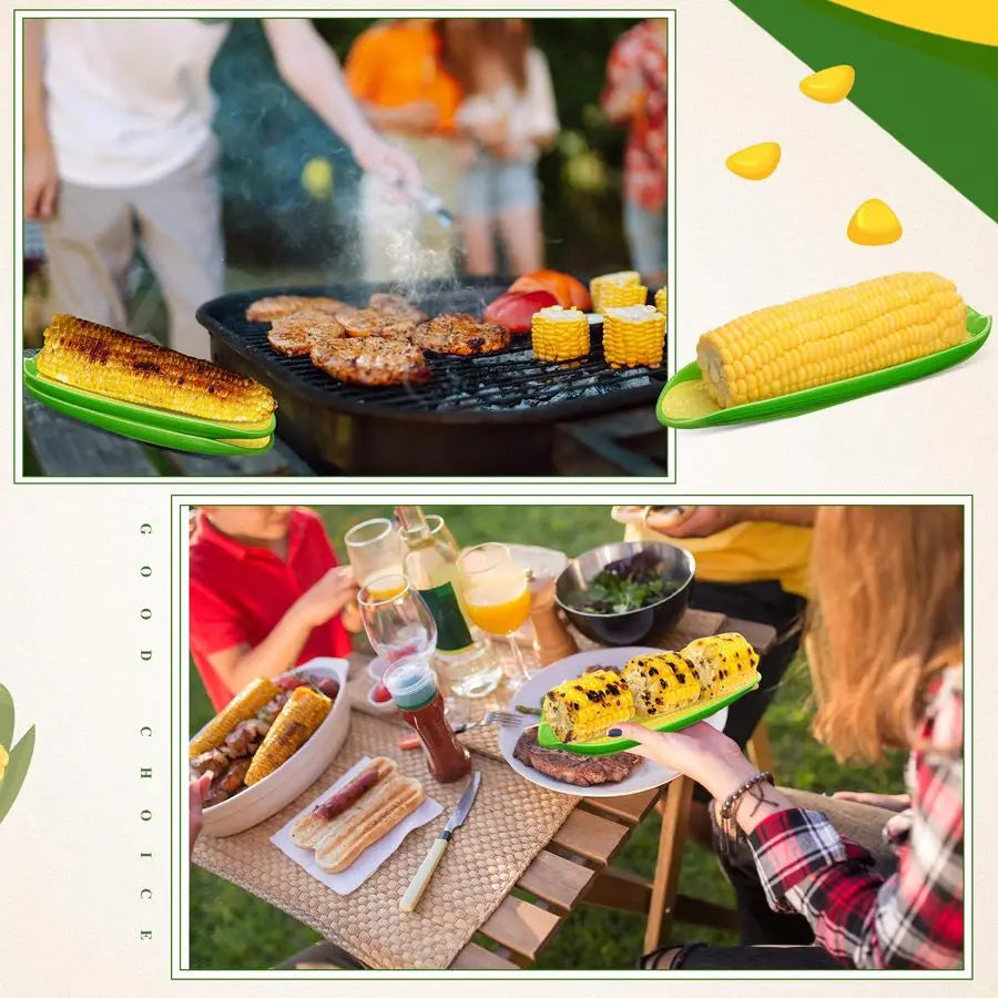 Corn on The Cob Holders Non Slip Bottom Dishwasher Safe 6 Pcs