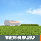 5.0Ah Autonomous Lawn Mower for 1/2 Acre Yard with Power Sharing Feature