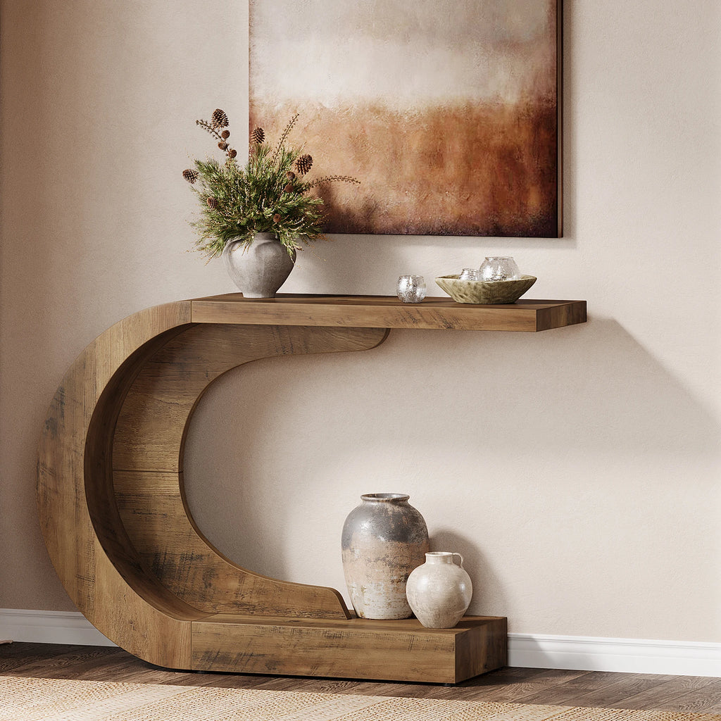 Tribesigns 43.3" Mid-Century Modern Console Table