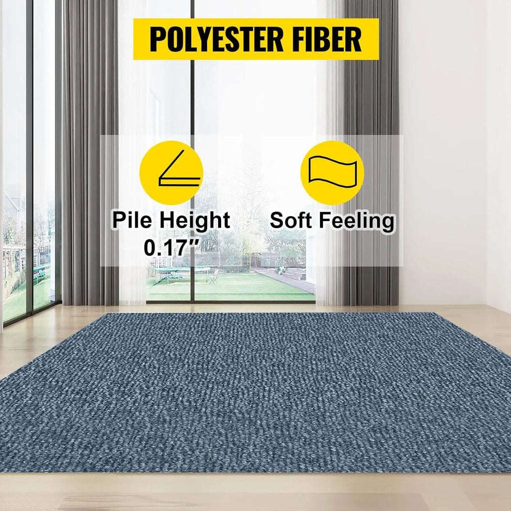 6x29.5ft Gray Waterproof Marine Carpet for Boats, Indoor Outdoor Use with Non-Slip Surface
