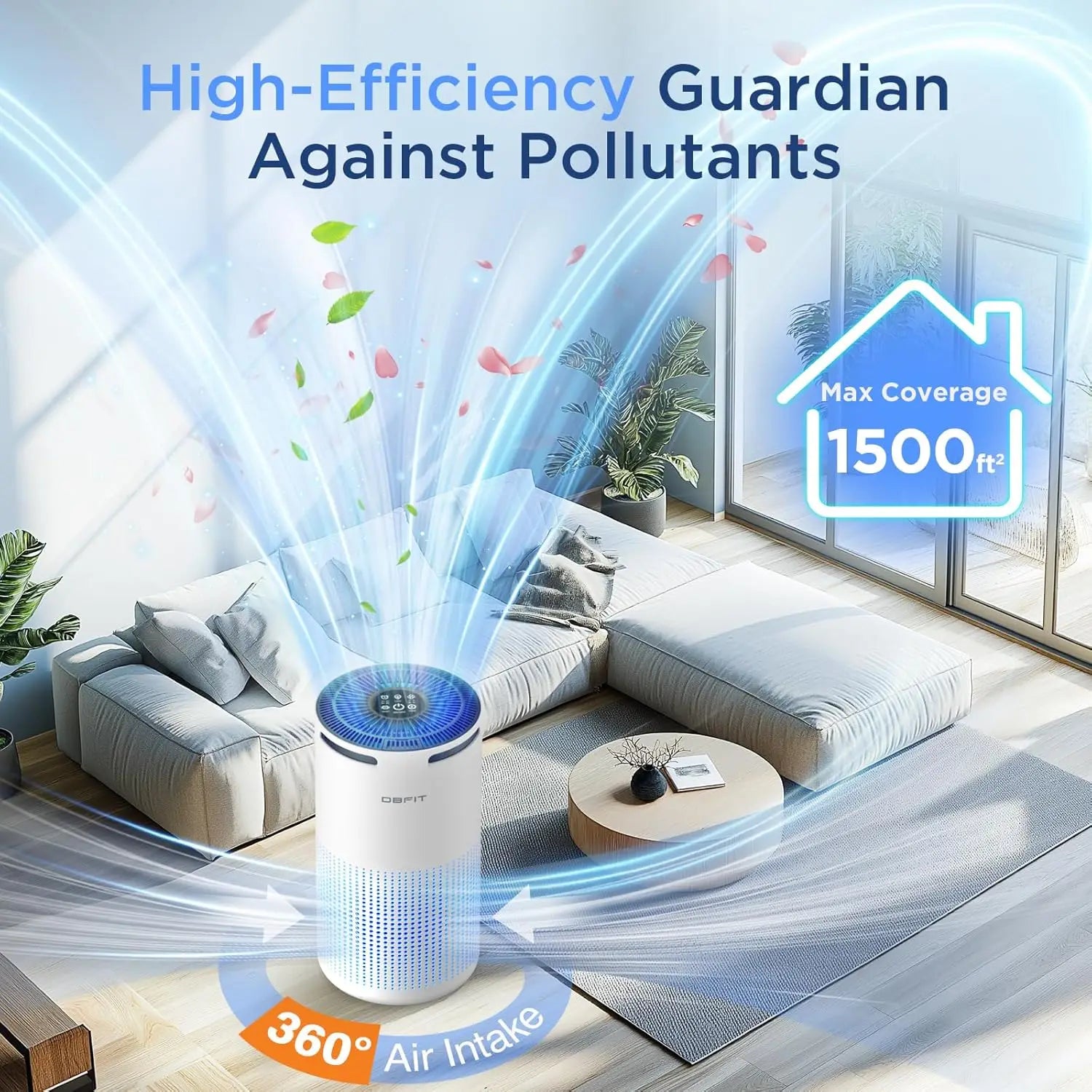 HEPA Air Purifier Air Cleaner for Smoke Pollen Dust