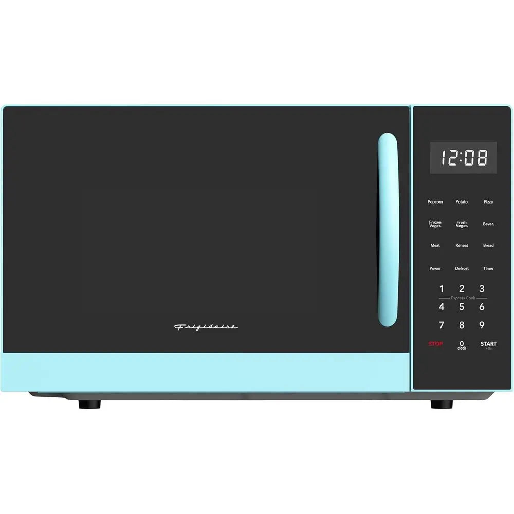 Microwave Oven with Oversized Display, Blue