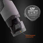 12V Cordless Mini Car Polisher with Multiple Pads for Auto Detailing, Sanding and Cleaning