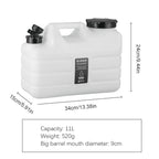 10/11/12L Drinking Water Container with Spigot Leakproof