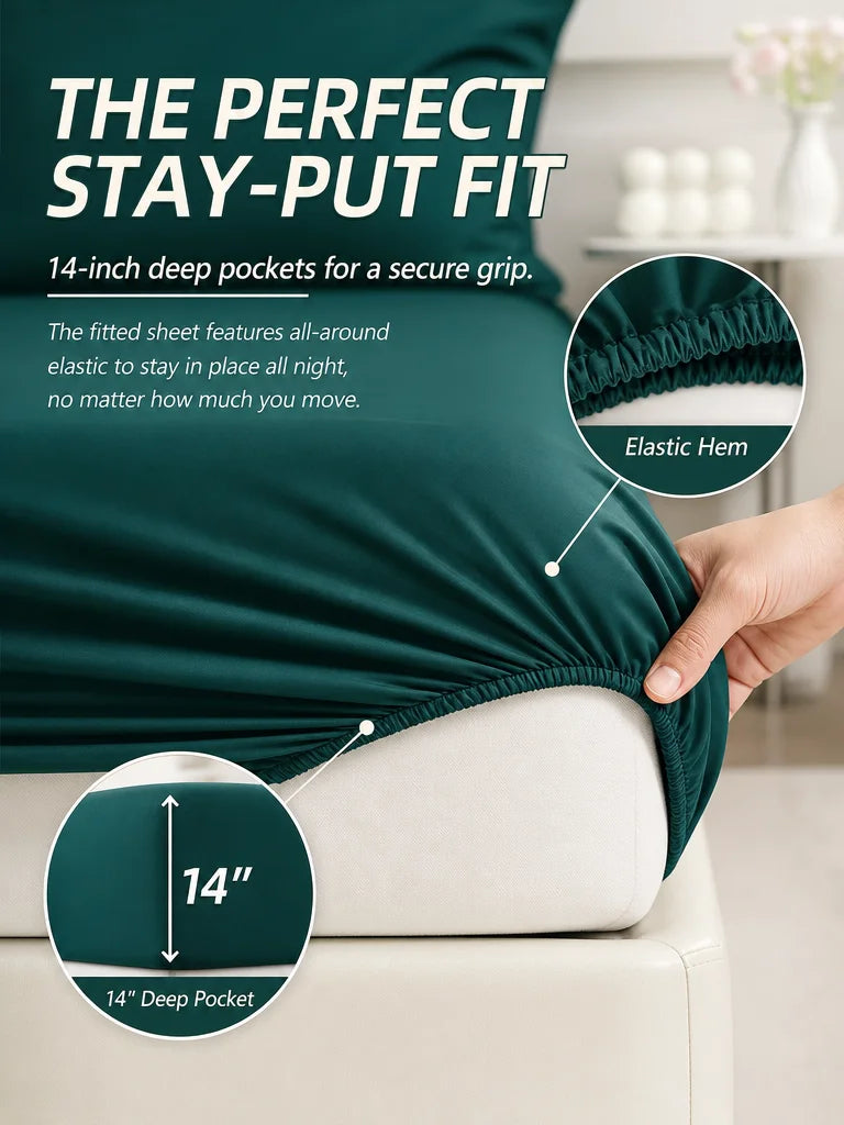 5pcs/7pcs Twin Full Queen King Bedding Sets Home Decor Comforter Flat Sheet Fitted Sheet Pillowcases Sleeping Sets