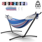 Adjustable Stand Hammock - 600lb Capacity Stylish Hammock Bed with Storage Bag for Outdoor Relaxation