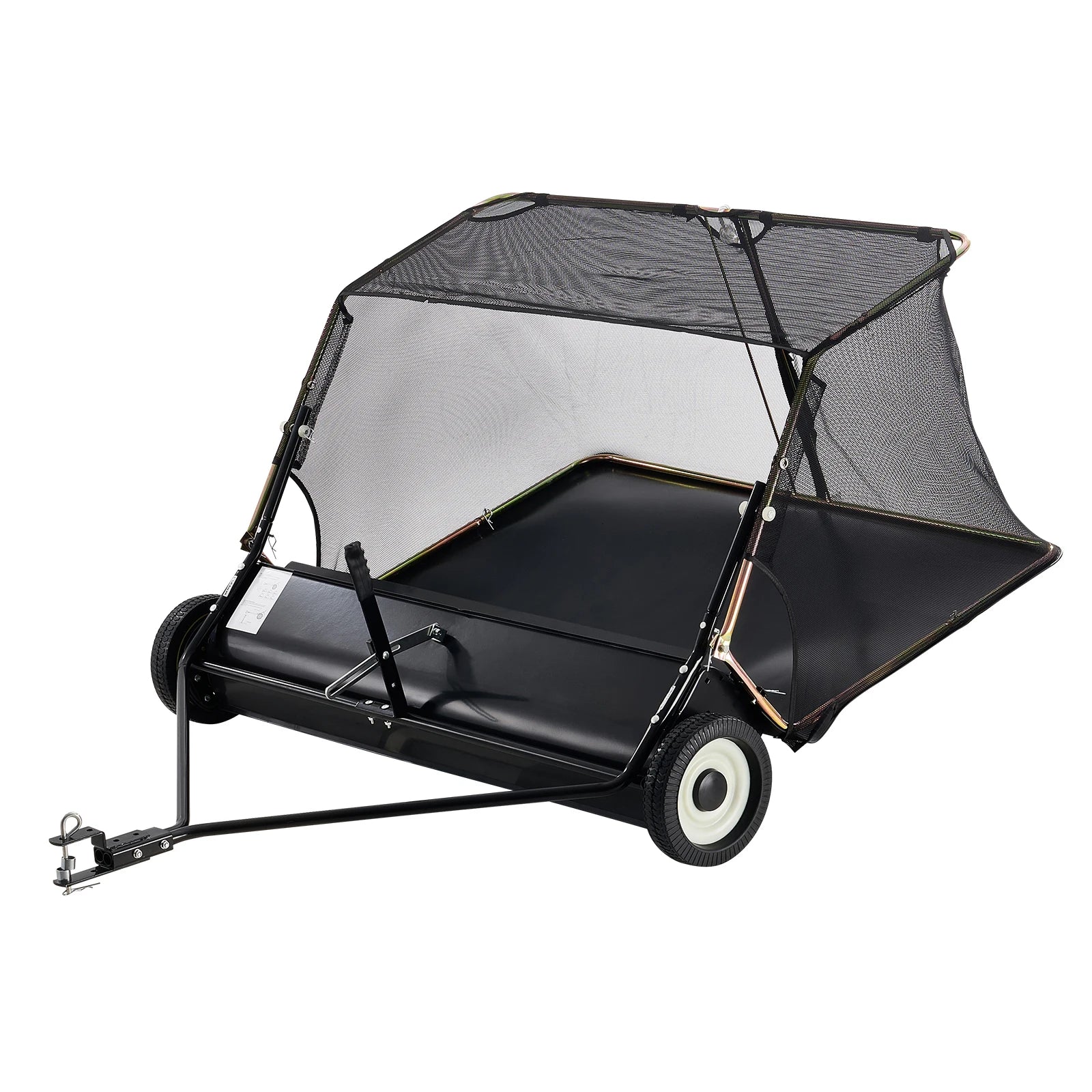 26cuft Large Pull Behind Heavy Duty Leaf Grass Collector