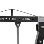 Engine Hoist 2T Folding Hydraulic Engine Motor Hoist Cherry Picker Shop Cranes Lift Black Shop Crane 4000 lb Heavy-Duty