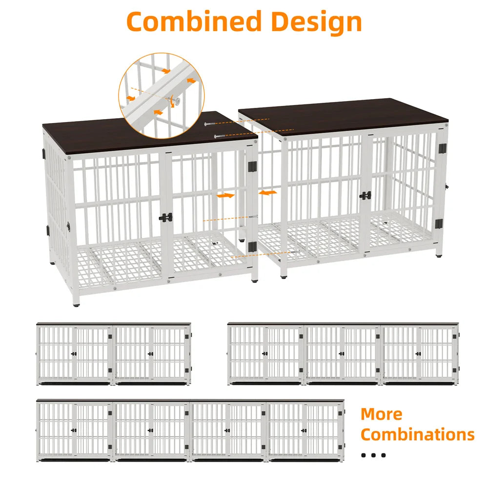 Wooden Dog Crate Indoor Furniture Style