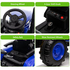 Ride on Tractor with Remote Control, 12V Battery Powered Electric Tractor and 35W Dual Motors for Kids
