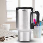 12V 450ml Electric Stainless Steel Travel Heating Coffee Cup