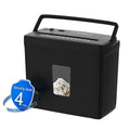 Paper Shredder for Home Use, P-4 Security Level with 2.38-Gallon Basket