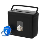 Paper Shredder for Home Use, P-4 Security Level with 2.38-Gallon Basket