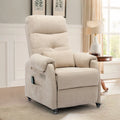 Power Small Recliner Chair for Small Spaces with Wheels and USB Ports