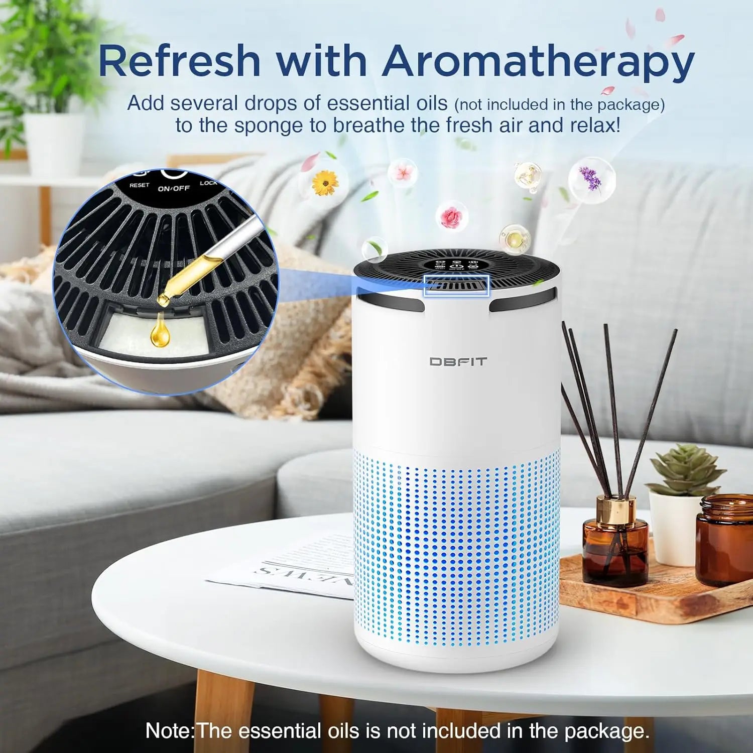 HEPA Air Purifier Air Cleaner for Smoke Pollen Dust