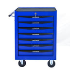 Rolling Metal Tool Chest with 7 Drawers
