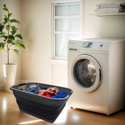 10.8 gallon Collapsible Plastic Laundry Basket