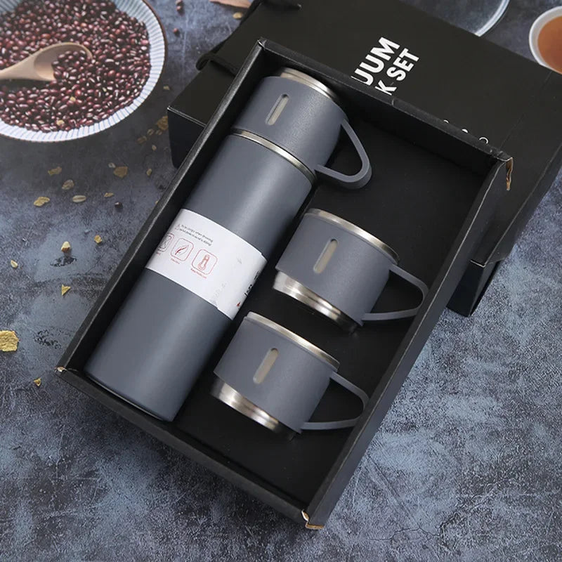 500ML Insulated Cup 304 Stainless Steel Vacuum Business Thermos Set