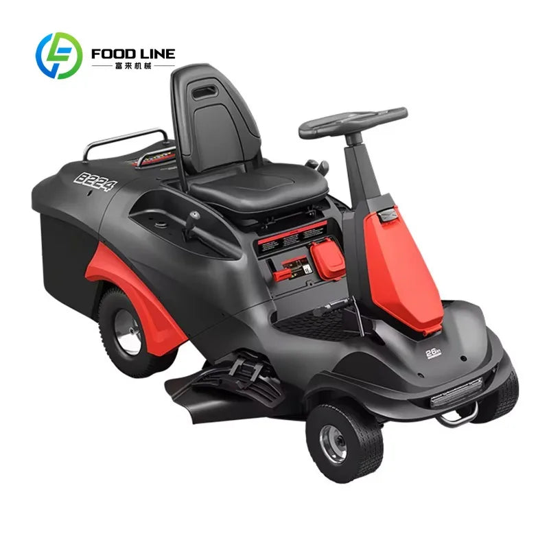 High Power 4.5KW 224CC Riding Lawn Mower Battery Quick Start Lawn Tractor for Residential
