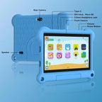 10 Inch Kids Tablet Android14 4GB RAM + 64GB ROM Tablet WIFI Google Play