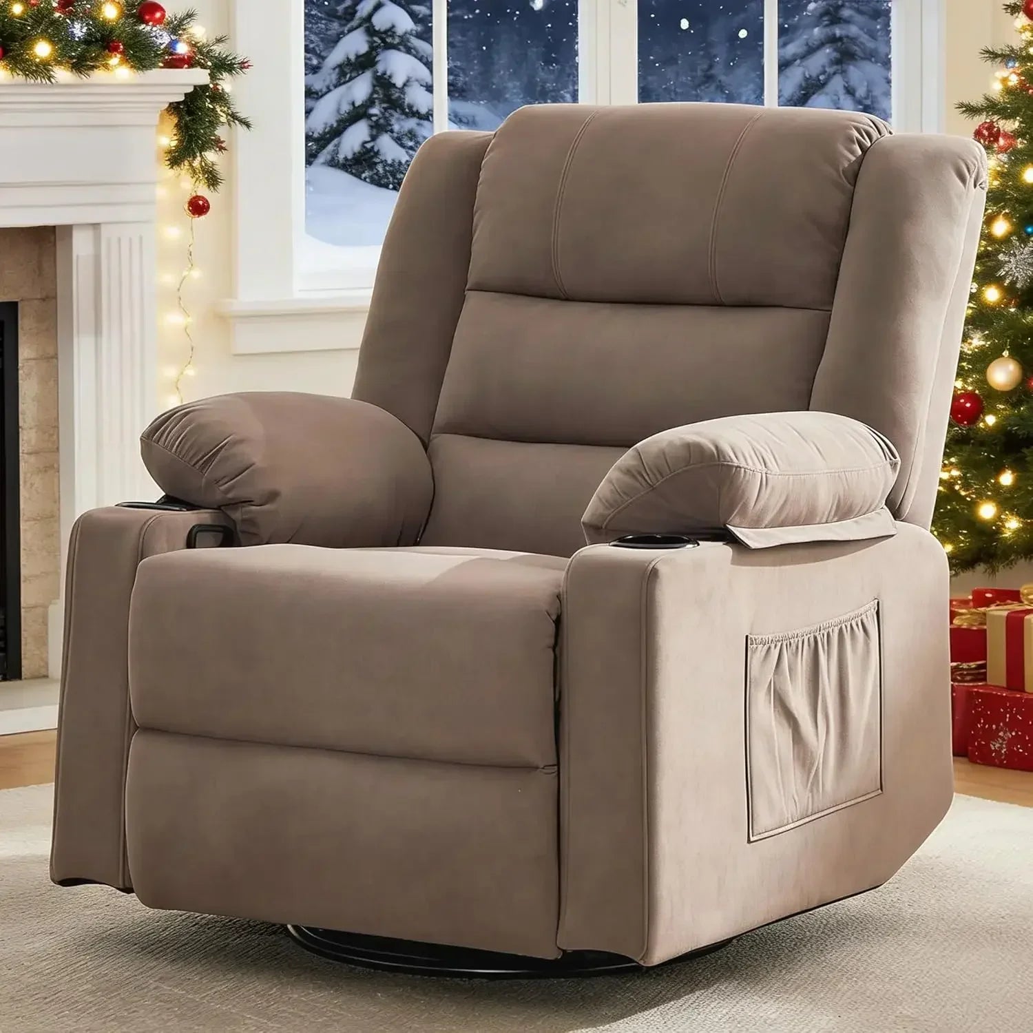 360°Swivel Rocker Recliner Chair