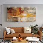 Modern Horizontal Abstract Art Deco Canvas Poster