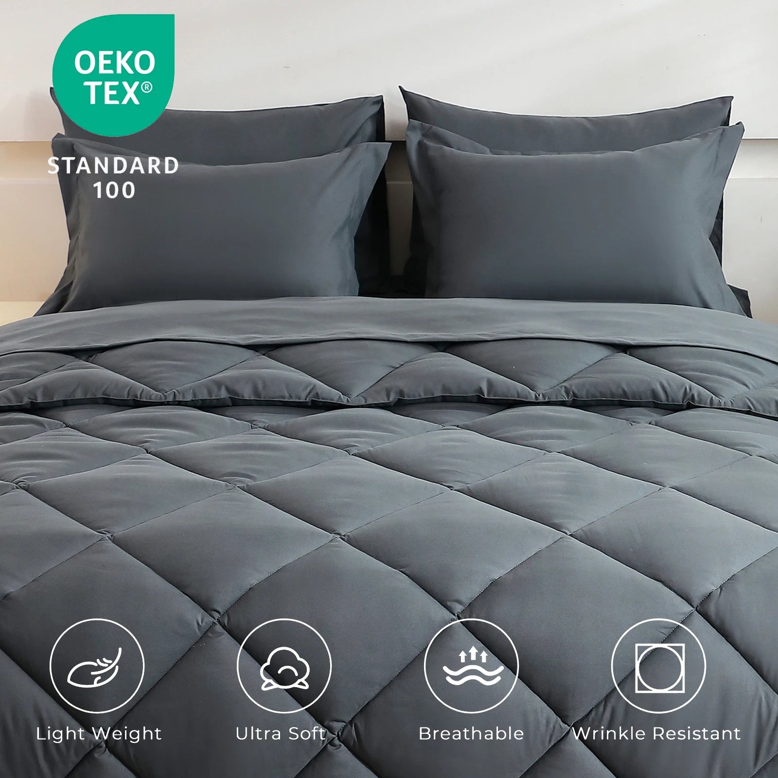 5pcs/7pcs Twin Full Queen King Bedding Sets