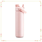 26oz Insulated Water Bottle, 2-in-1 Straw Spout Lid, 24H Cold, Leakproof, Car Cup Holder Fit, for Sports Travel School