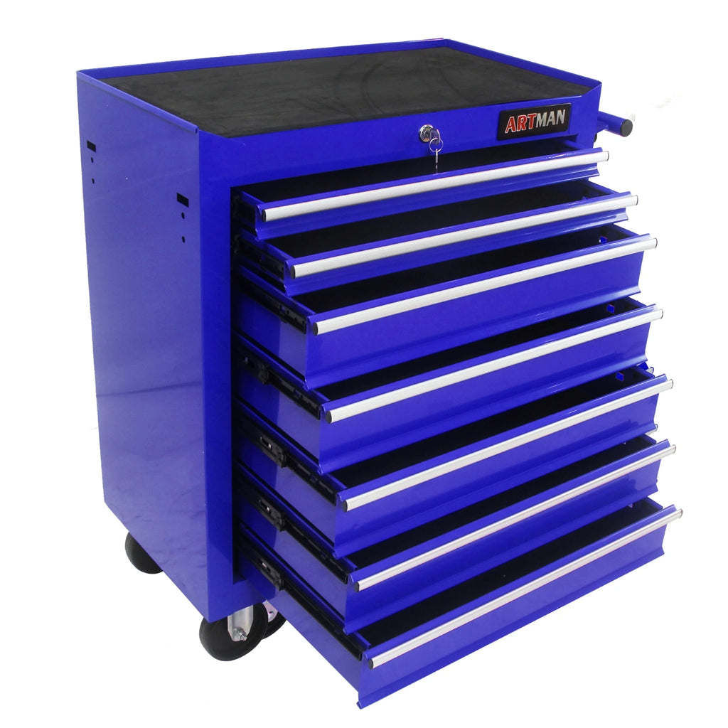 7 Drawer Rolling Tool Box with Key Lock