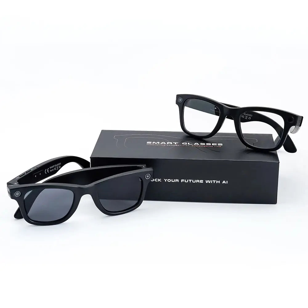 2026 SANVNET GS4 MAX Smart Eyewear 8MP Video Camera Sunglasses Wi-Fi Transfer Audio Record Smart AI Glasses