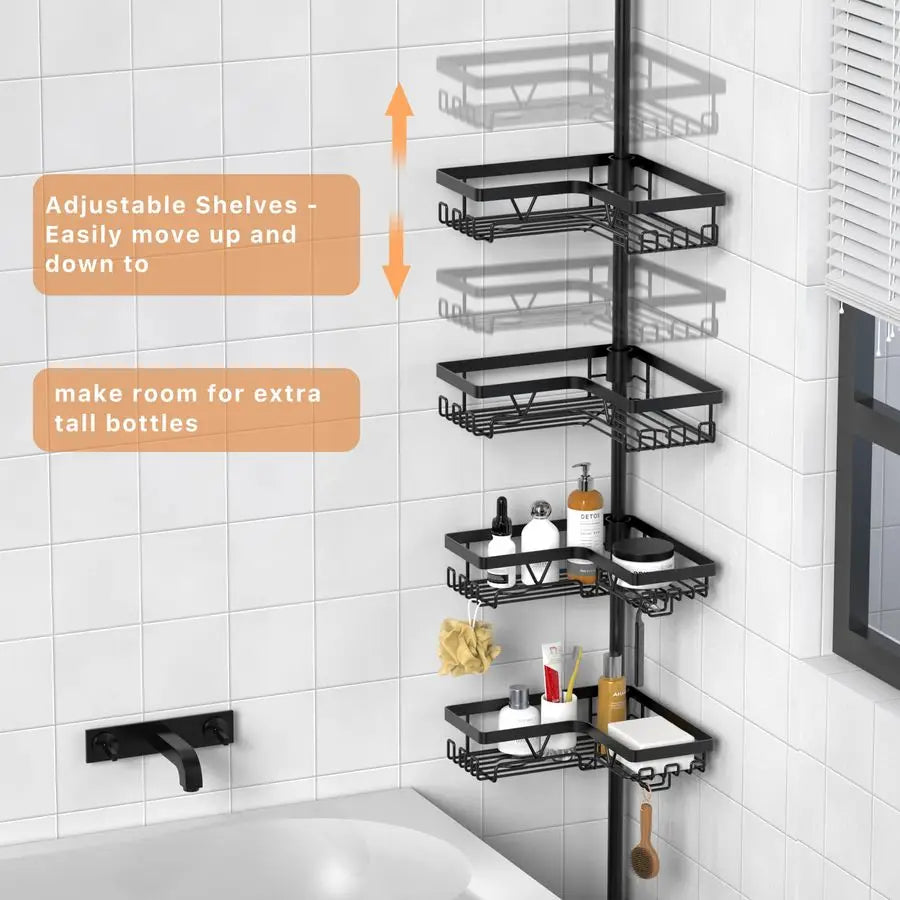 Floor to Ceiling Shower Caddy 25114.2 inch