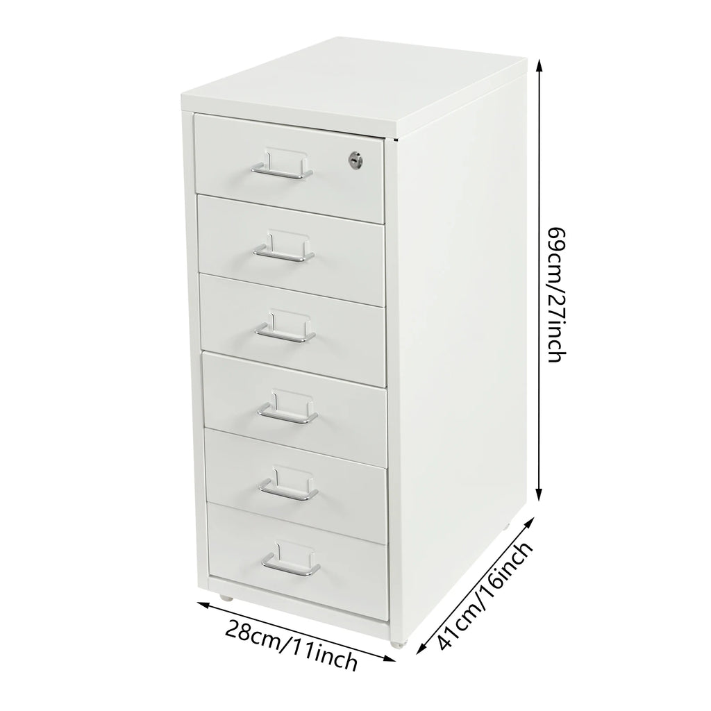 Vertical Filing Storage Cabinets with Wheels for Home Office