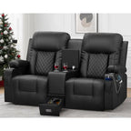 Dual Reclining Loveseat with Storage, USB Ports, Cup and Phone Holders