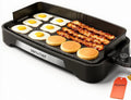 Cleansnap 20-inch Electric Griddle Nonstick Grill with Foldable Anti-MShield 1700W Fast Heating for Everyday Use