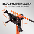Engine Stand 750/1300/1500 lbs Rotating Engine Motor Stand with 360 Degree Adjustable Head Dolly Vehicle Auto Repair