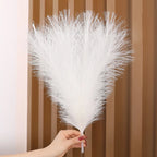 10/30 Pcs Artificial Pampas Grass Fluffy Reed Bouquet  Wedding Decoration Table Flower Arrangement