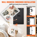 Tall Wall Safe 3/4-Tier Hidden Wall Safe w/ Keypad