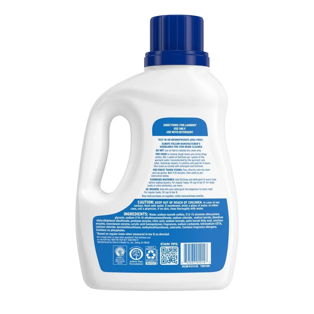 66 fl oz Laundry Booster Pre-Treat Stains Brightens Whites Perfect