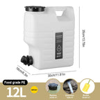 10/11/12L Drinking Water Container with Spigot Leakproof