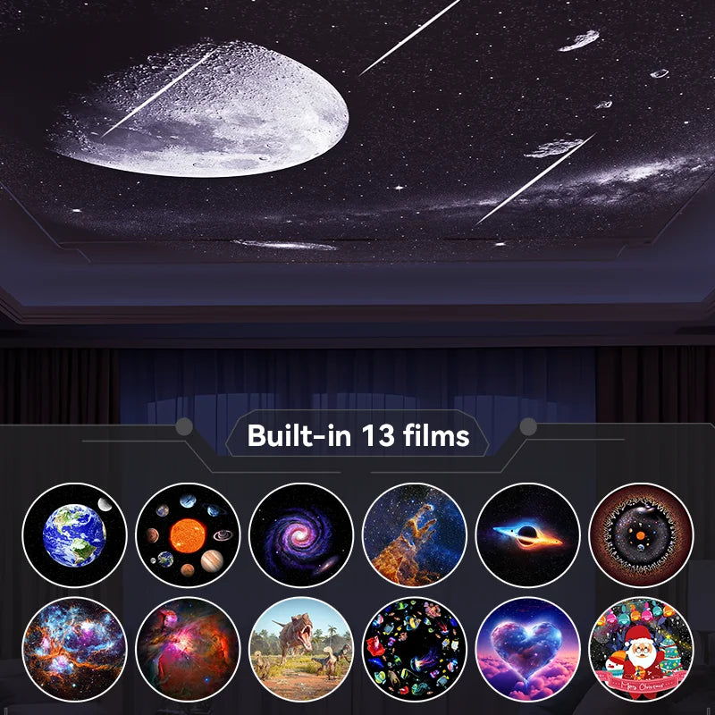 13 in 1 Ultra Clear Galaxy Projector Ultra Clear Night Light